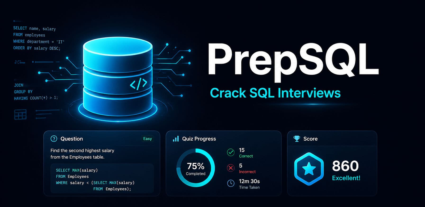 PrepSQL preview
