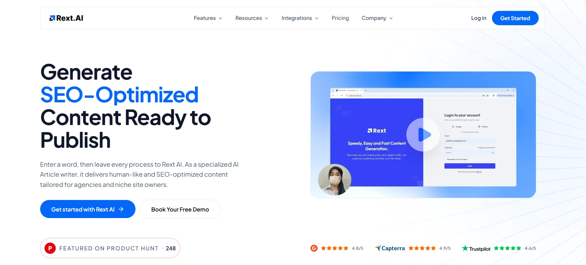 Rext AI preview