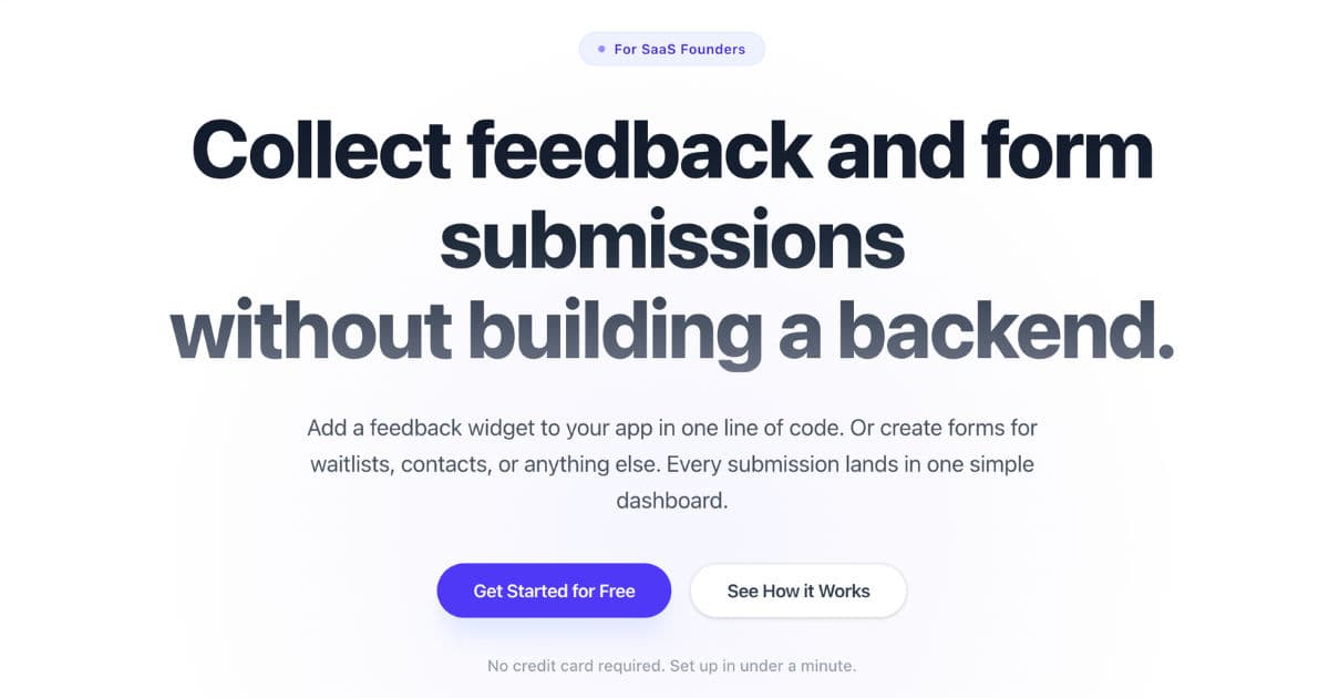 FeedbackDock preview