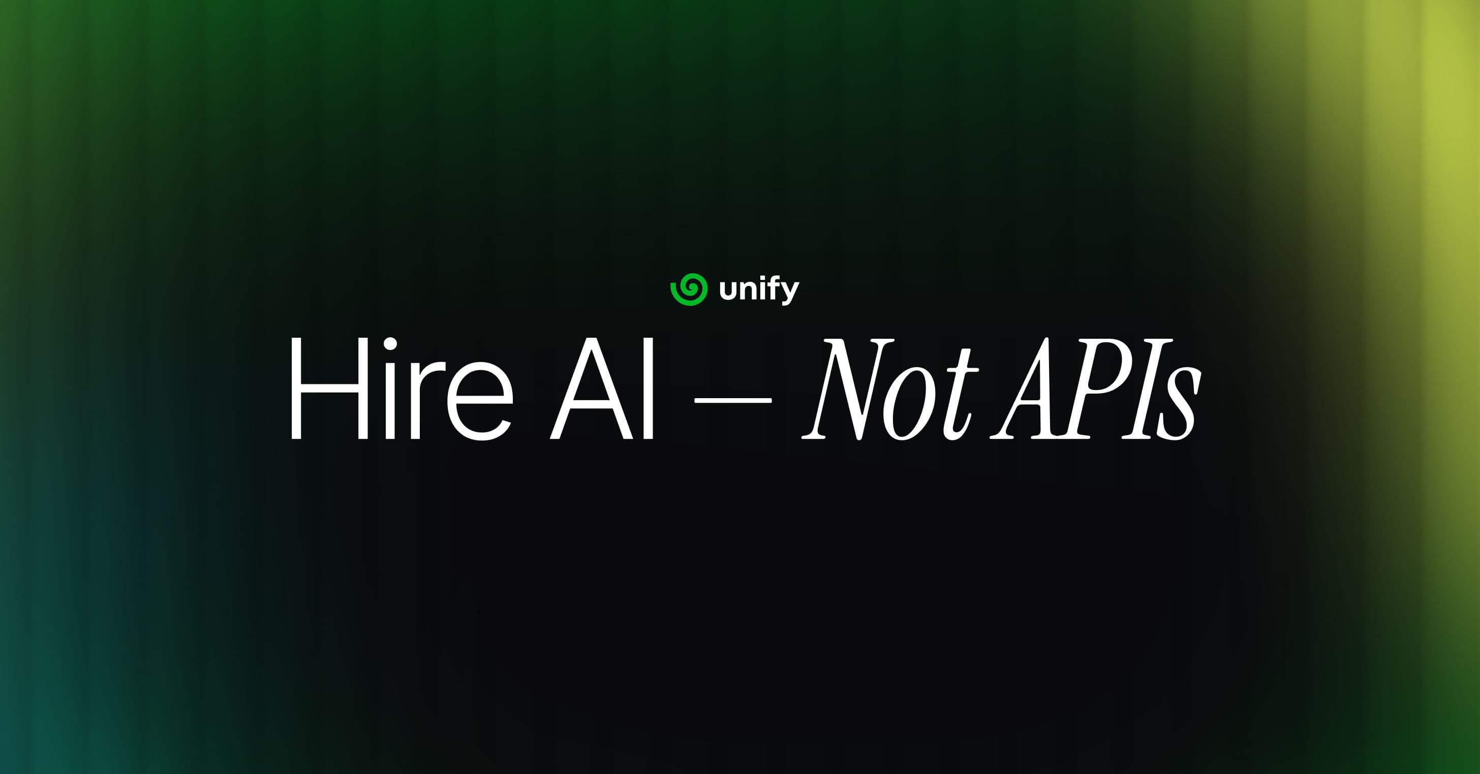 Unify AI preview