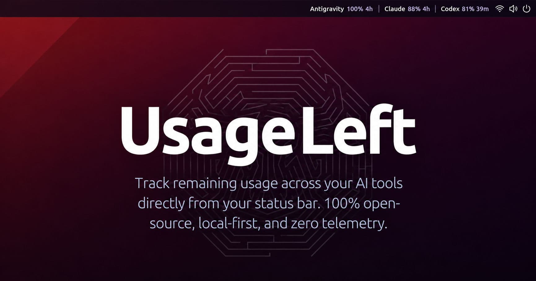 UsageLeft preview