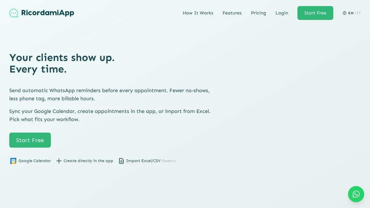 RicordamiApp preview