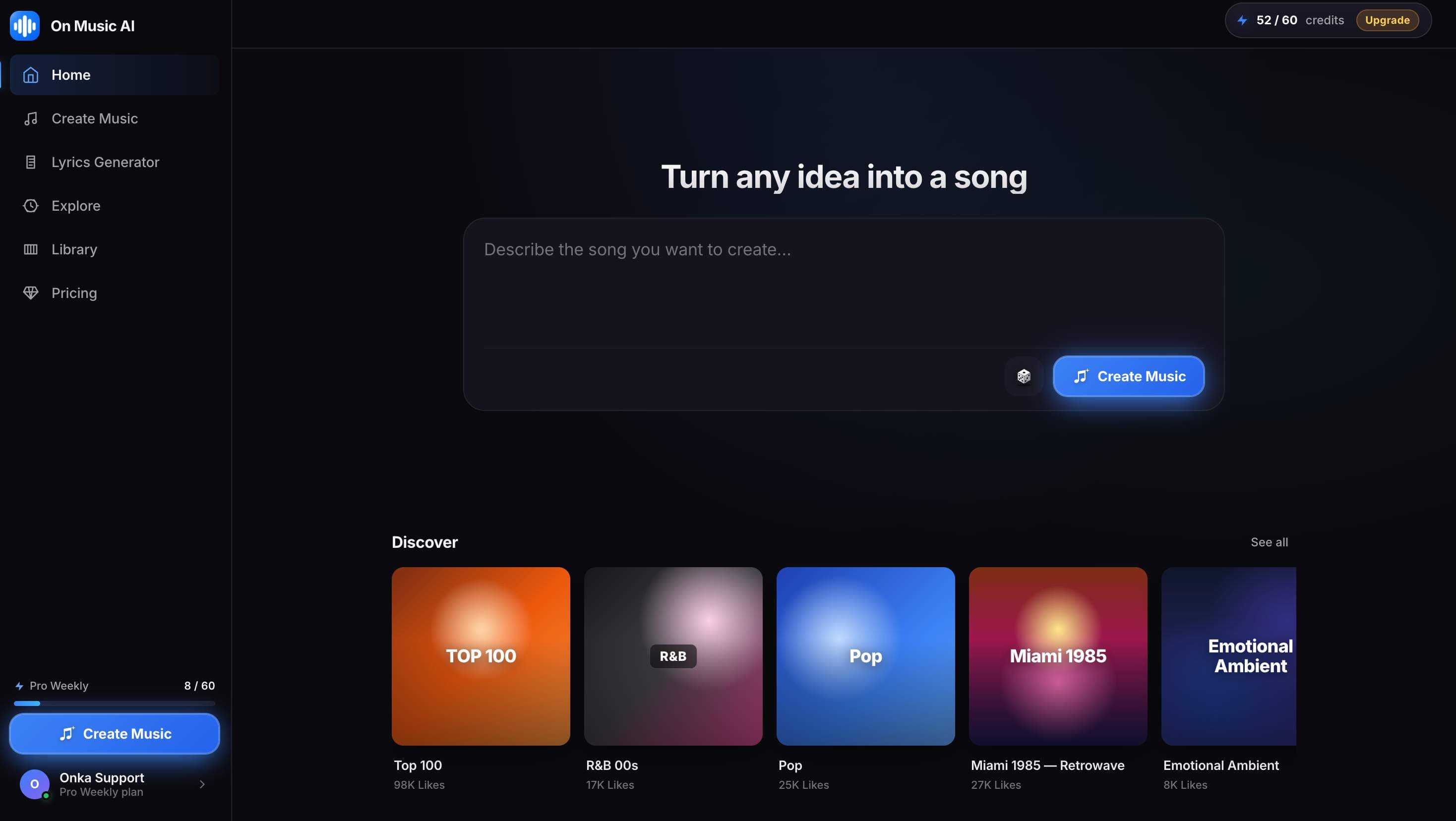 On Music AI preview